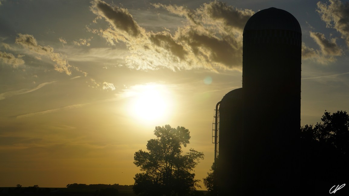 Silo Silhouette 